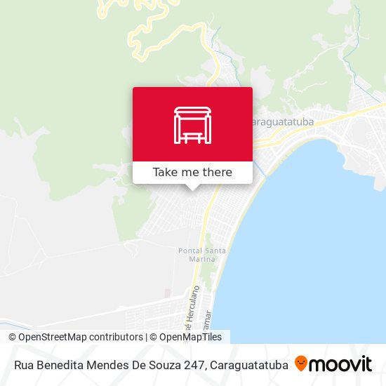 Mapa Rua Benedita Mendes De Souza 247