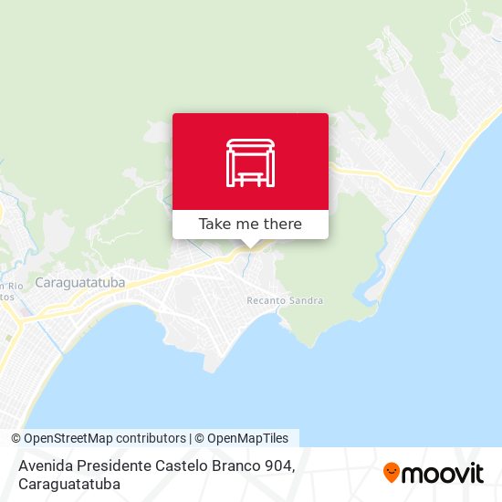 Mapa Avenida Presidente Castelo Branco 904