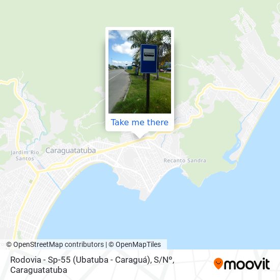 Mapa Rodovia - Sp-55 (Ubatuba - Caraguá), S / Nº