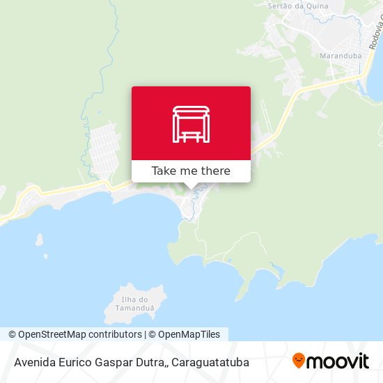 Avenida Eurico Gaspar Dutra, map