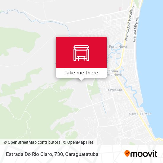 Mapa Estrada Do Rio Claro, 730