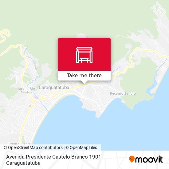 Mapa Avenida Presidente Castelo Branco 1901