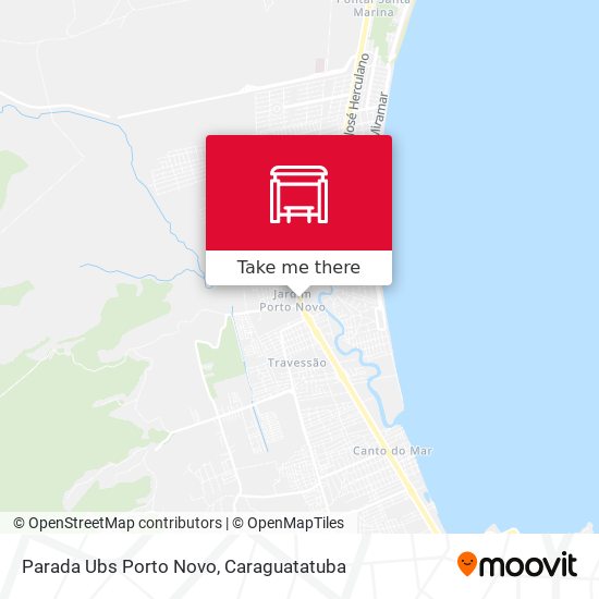 Mapa Parada Ubs Porto Novo