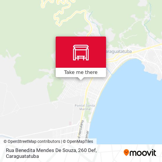 Mapa Rua Benedita Mendes De Souza, 260 Def