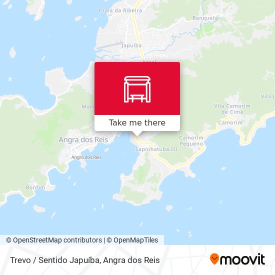 Trevo / Sentido Japuíba map