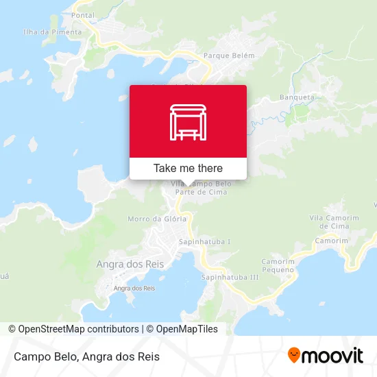 Campo Belo map