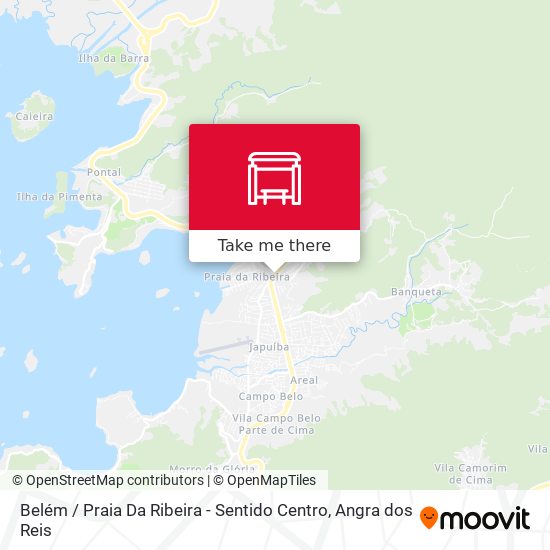 Belém / Praia Da Ribeira - Sentido Centro map
