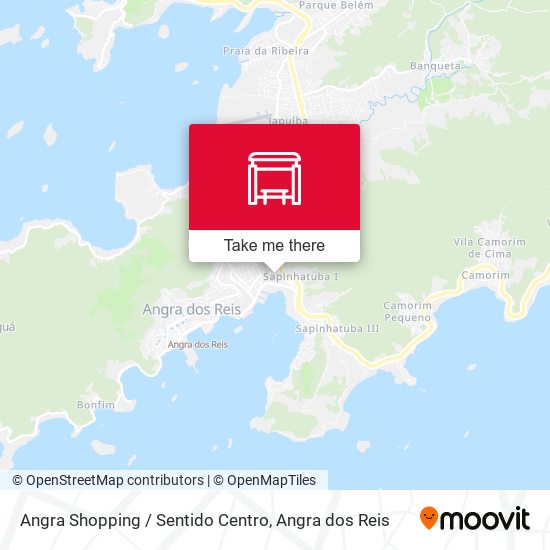 Angra Shopping / Sentido Centro map
