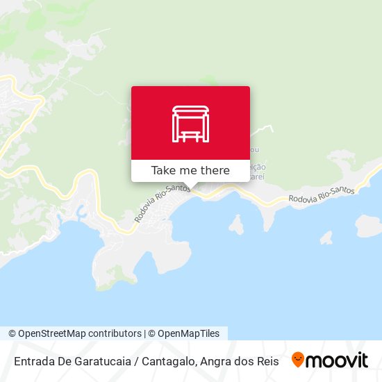 Entrada De Garatucaia / Cantagalo map