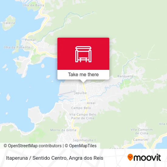 Itaperuna / Sentido Centro map