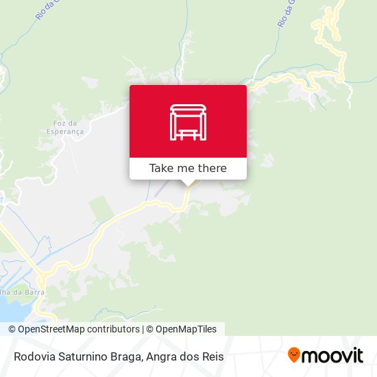 Rodovia Saturnino Braga map