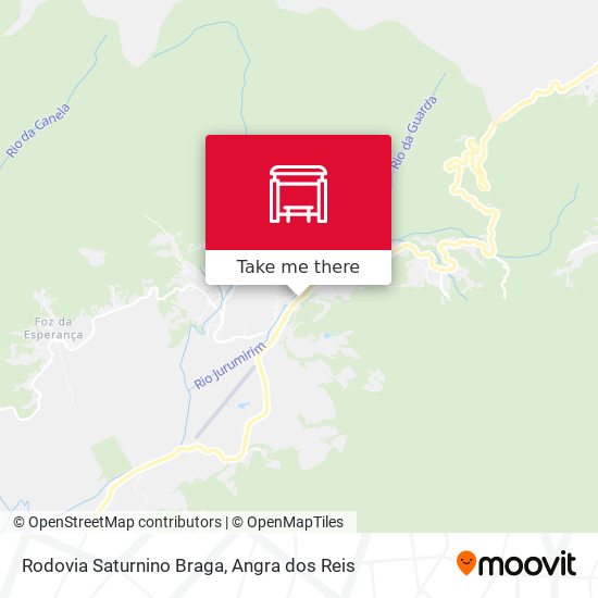 Rodovia Saturnino Braga map