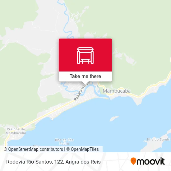 Rodovia Rio-Santos, 122 map