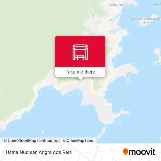 Usina Nuclear map