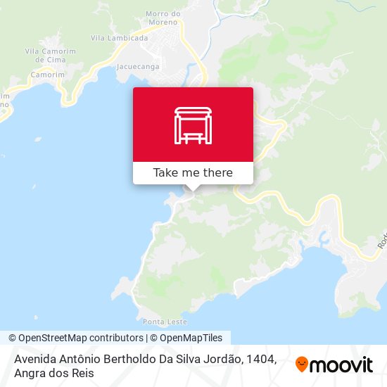 Mapa Avenida Antônio Bertholdo Da Silva Jordão, 1404