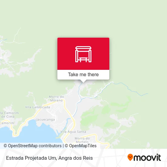 Estrada Projetada Um map