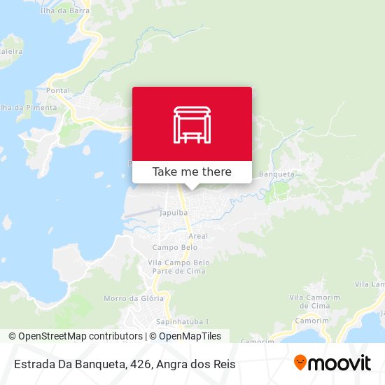 Estrada Da Banqueta, 426 map