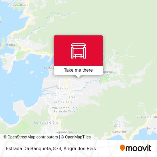 Estrada Da Banqueta, 873 map