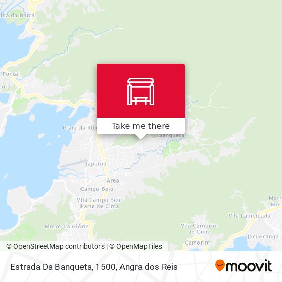 Estrada Da Banqueta, 1500 map
