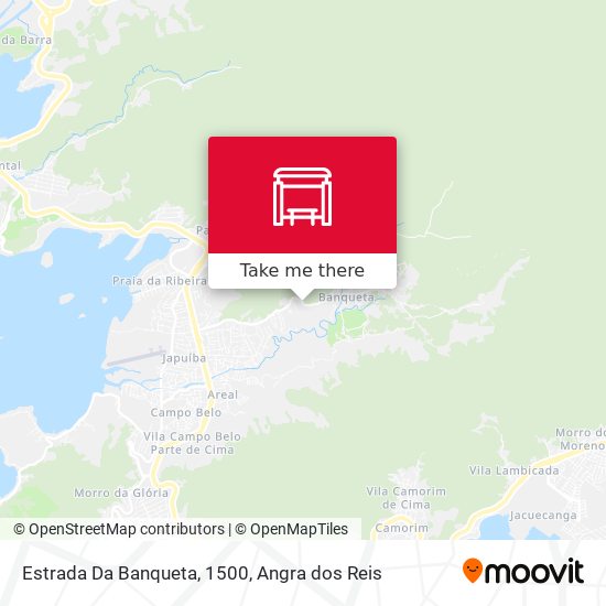 Estrada Da Banqueta, 1500 map