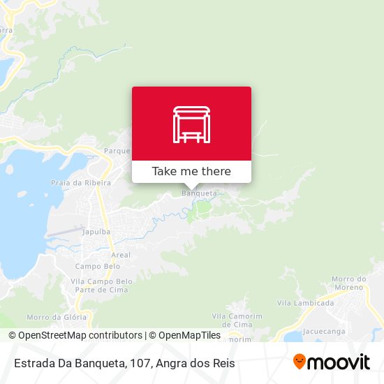 Estrada Da Banqueta, 107 map