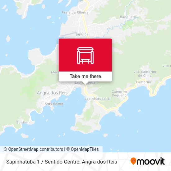 Sapinhatuba 1 / Sentido Centro map