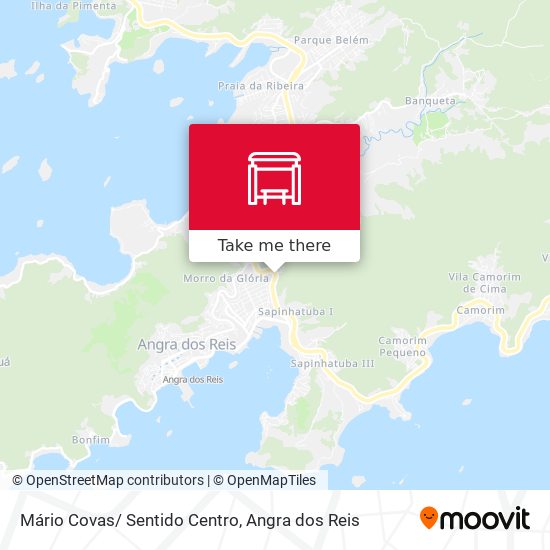 Mário Covas/ Sentido Centro map