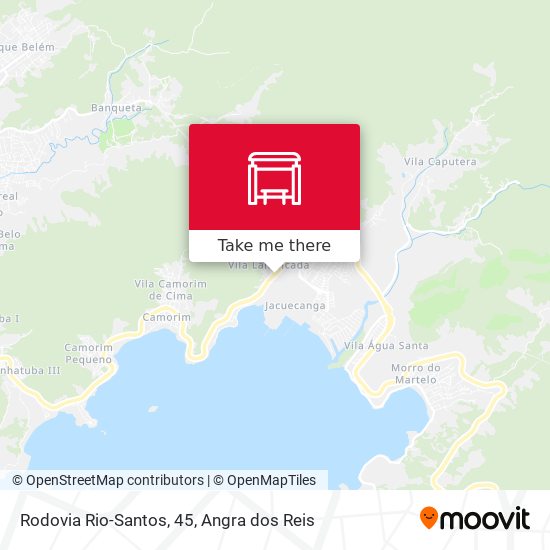 Rodovia Rio-Santos, 45 map