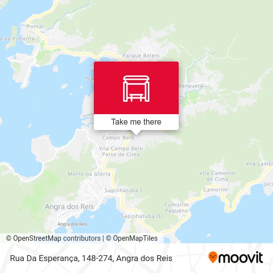 Rua Da Esperança, 148-274 map