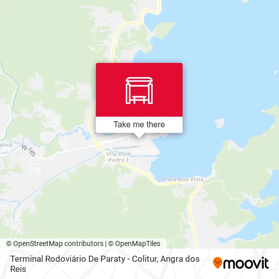 Terminal Rodoviário De Paraty - Colitur map