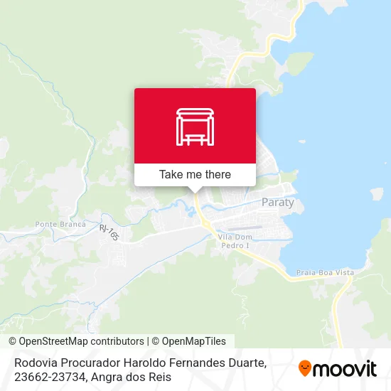 Rodovia Procurador Haroldo Fernandes Duarte, 23662-23734 map