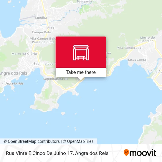 Rua Vinte E Cinco De Julho 17 map