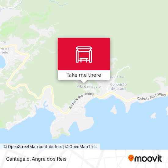 Cantagalo map