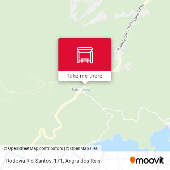 Rodovia Rio-Santos, 171 map