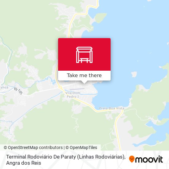 Terminal Rodoviário De Paraty (Linhas Rodoviárias) map