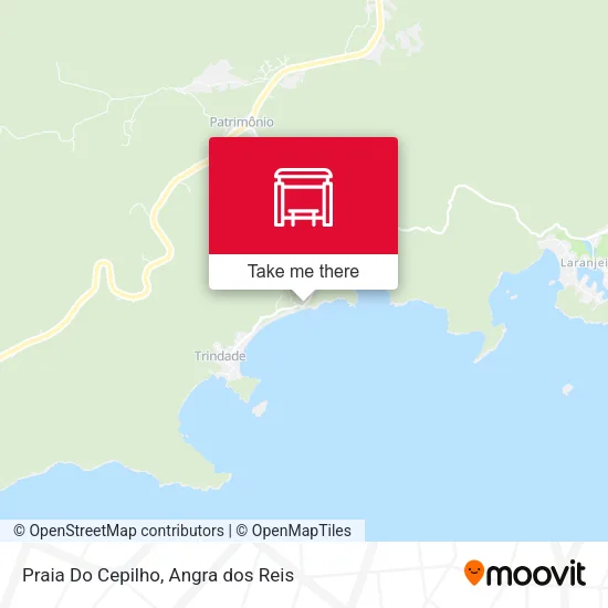 Praia Do Cepilho map