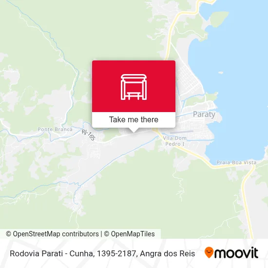 Rodovia Parati - Cunha, 1395-2187 map