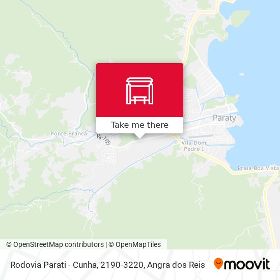 Rodovia Parati - Cunha, 2190-3220 map