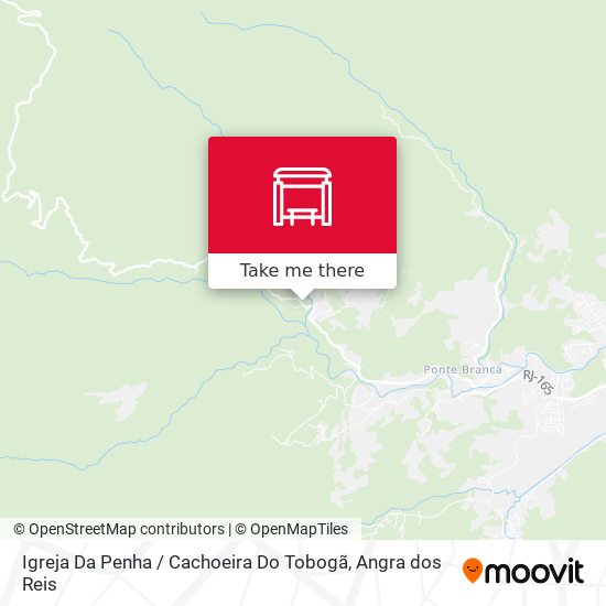 Igreja Da Penha / Cachoeira Do Tobogã map