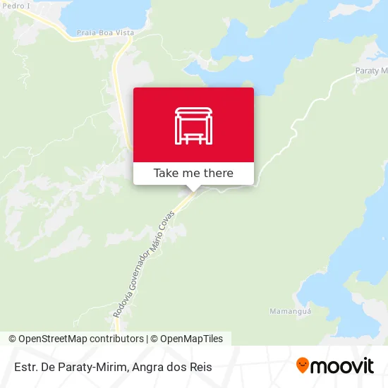 Estr. De Paraty-Mirim map