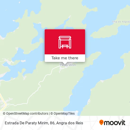 Estrada De Paraty Mirim, 86 map