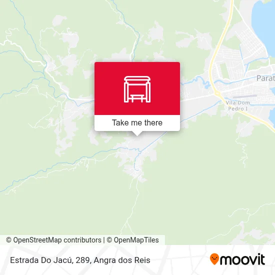 Estrada Do Jacú, 289 map