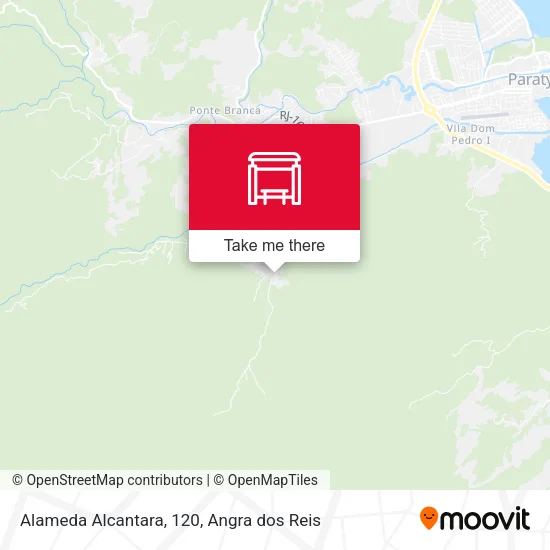 Alameda Alcantara, 120 map