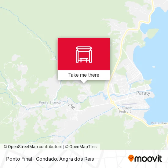 Ponto Final - Condado map