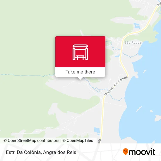 Estr. Da Colônia map