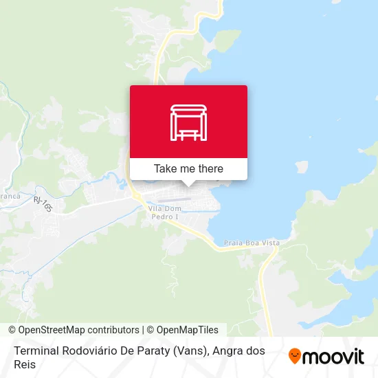 Terminal Rodoviário De Paraty (Vans) map