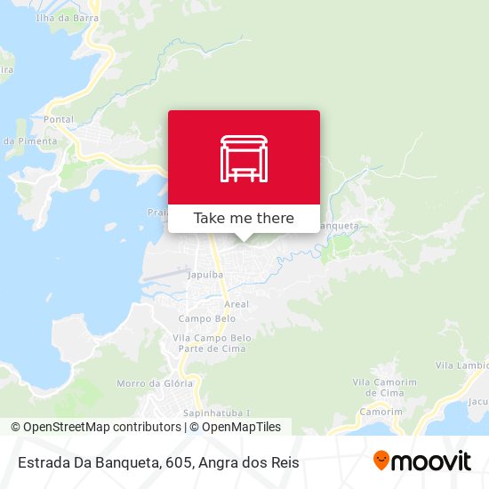 Estrada Da Banqueta, 605 map