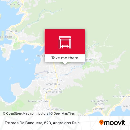 Estrada Da Banqueta, 823 map