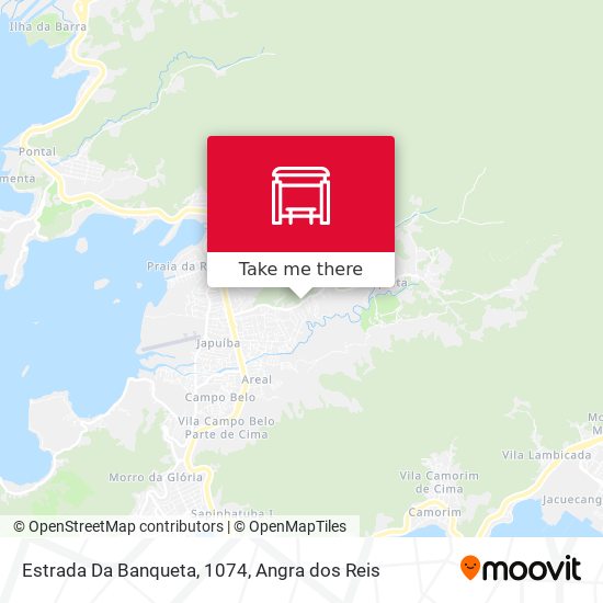 Estrada Da Banqueta, 1074 map