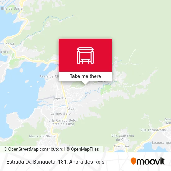 Estrada Da Banqueta, 181 map